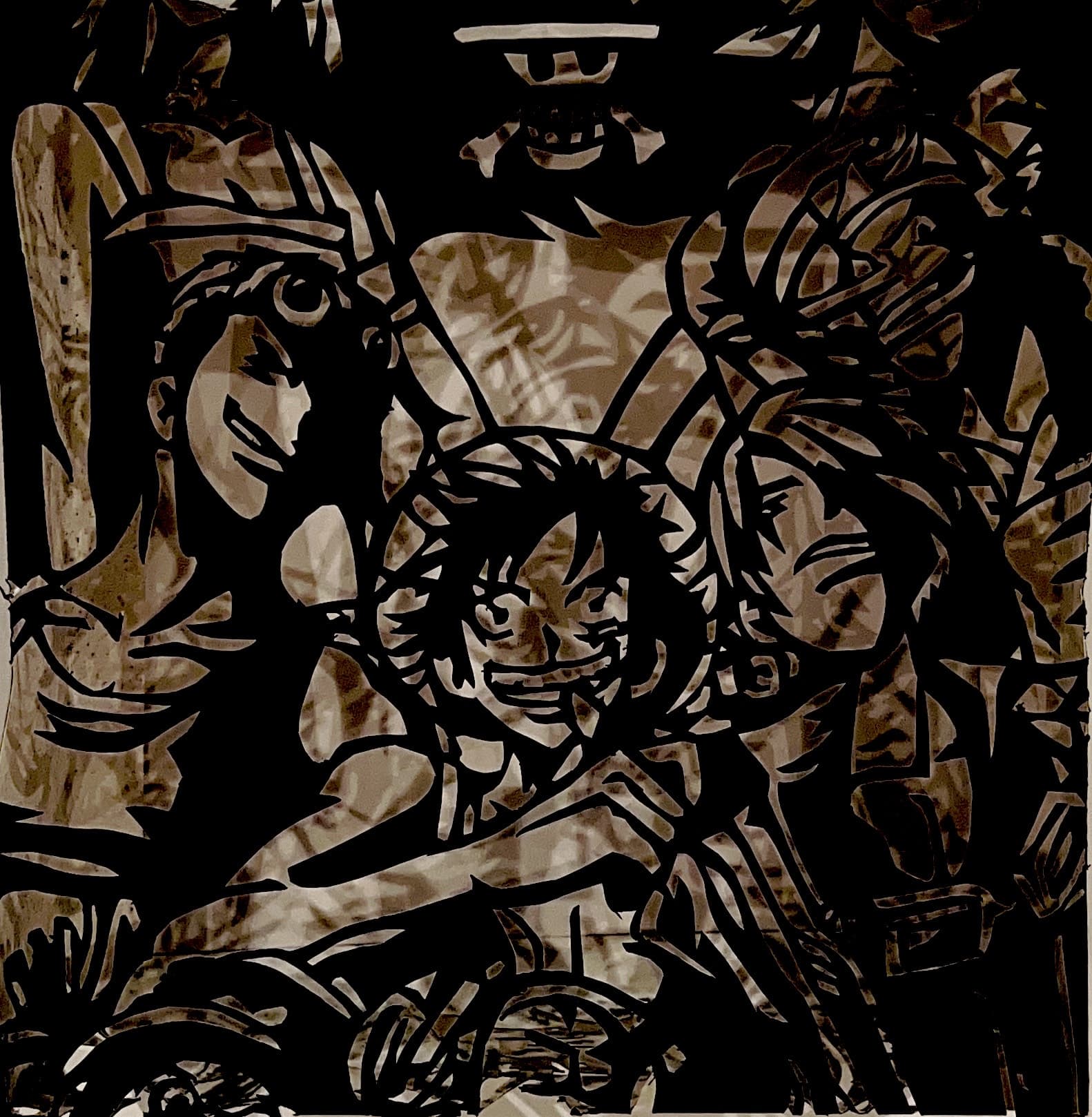  ONE PIECE紙雕 ，X22林承頡