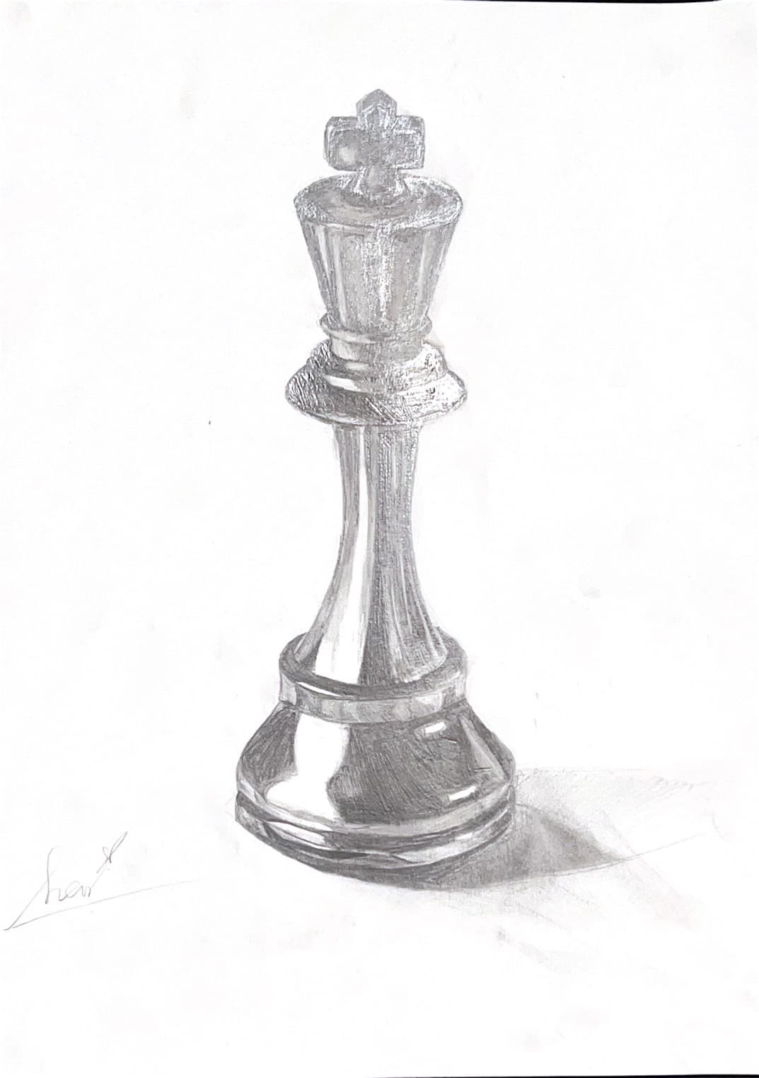  精細素描優秀作品 ，X28陳悅涵